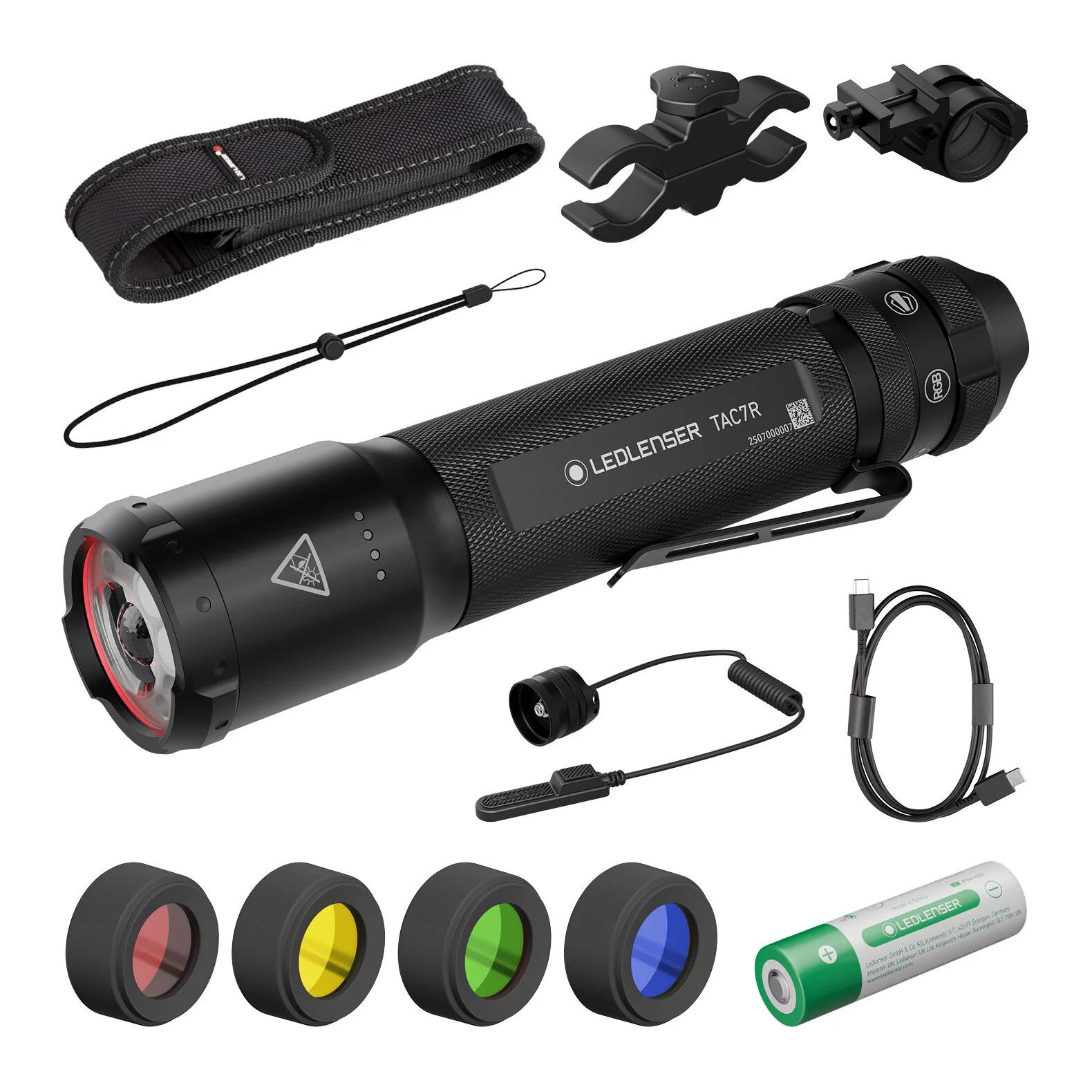 Taskulamppu Tactical Outdoor Set TAC7R